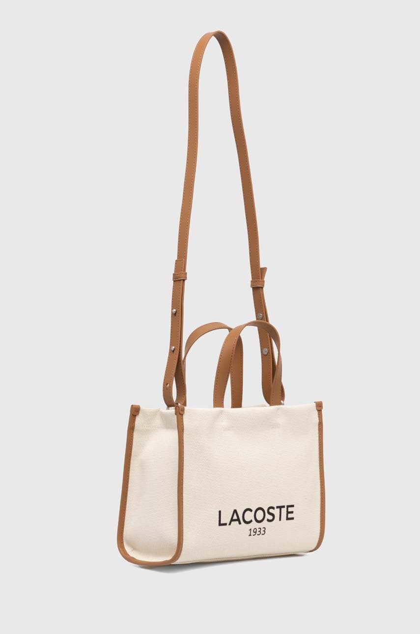 Tygpåse Lacoste Lacoste Small Tote Bag Vit | NF4641TD, 1