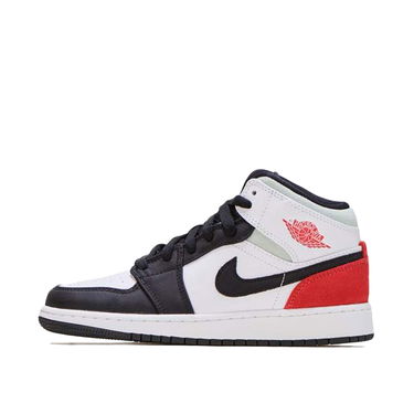 Sneakers och skor Jordan Air Jordan 1 Mid SE "Union Black Toe" GS Svart | BQ6931-100, 4