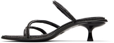 Skovård Diesel D-Havanna Kittie Embellished Denim Heels Svart | Y03603 PR853, 2