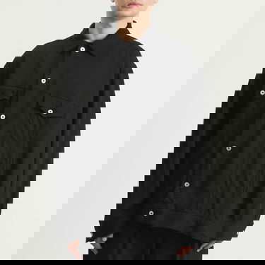 Jacka Comme des Garçons Comme des Garçons Asymetric Denim Jacket Svart | 1P-J017-W25-1, 2