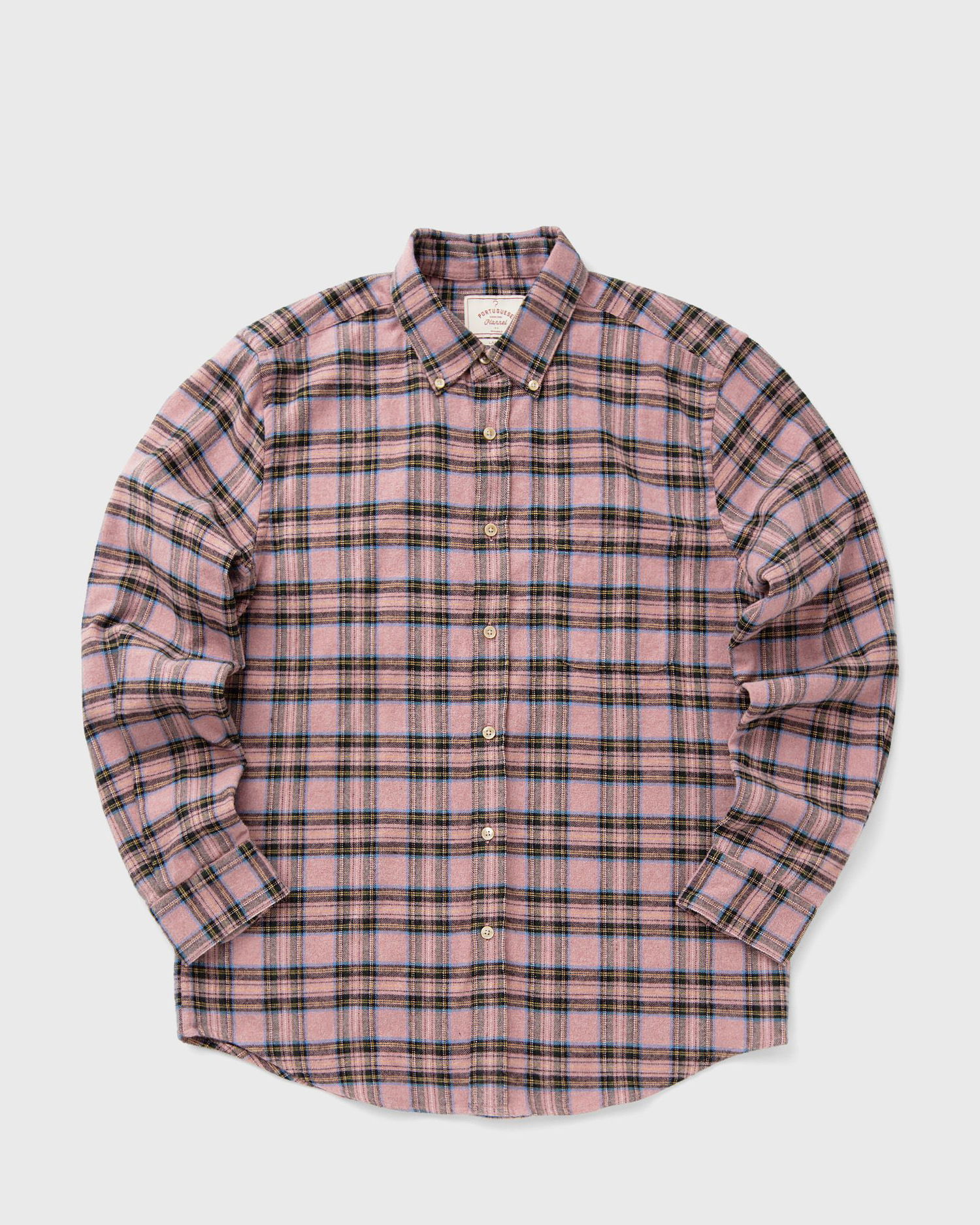 Skjorta Portuguese Flannel Plaid Flannel Shirt Rosa | AW25.020.ROSE-YELLOW-BLACK-BLUE, 1