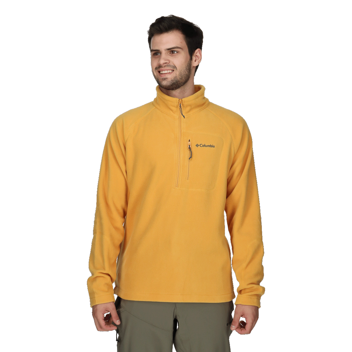 Sweatshirt Columbia Fast Trek III Half Zip Fleece Gul | 1553511756, 0