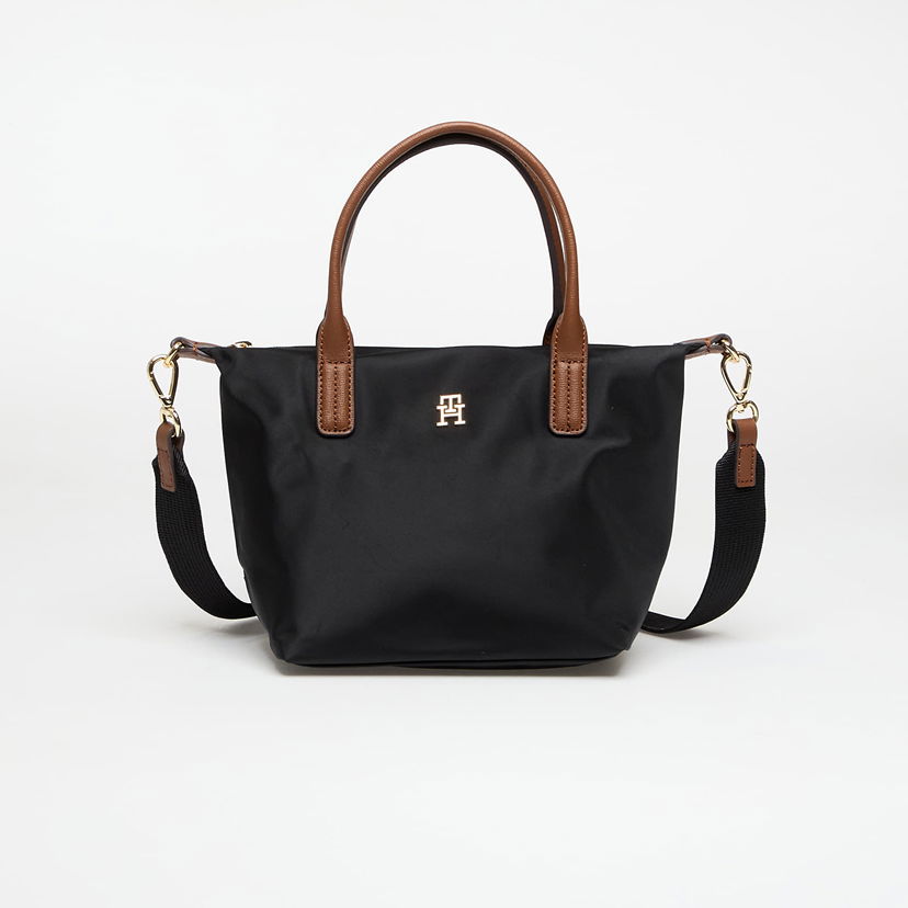 Tygpåse Tommy Hilfiger Tommy Hilfiger Popette Mini Tote Svart | AW0AW17709-BDS