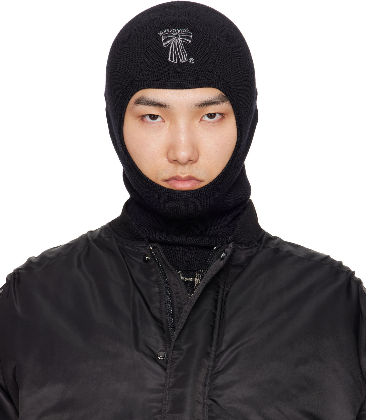 Hatt Acne Studios Acne Studios Wool Balaclava Svart | C40421-, 0