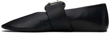 Sneakers och skor Jil Sander Jil Sander Buckle Ballerina Flats Svart | J15WZ0031_P8175, 2