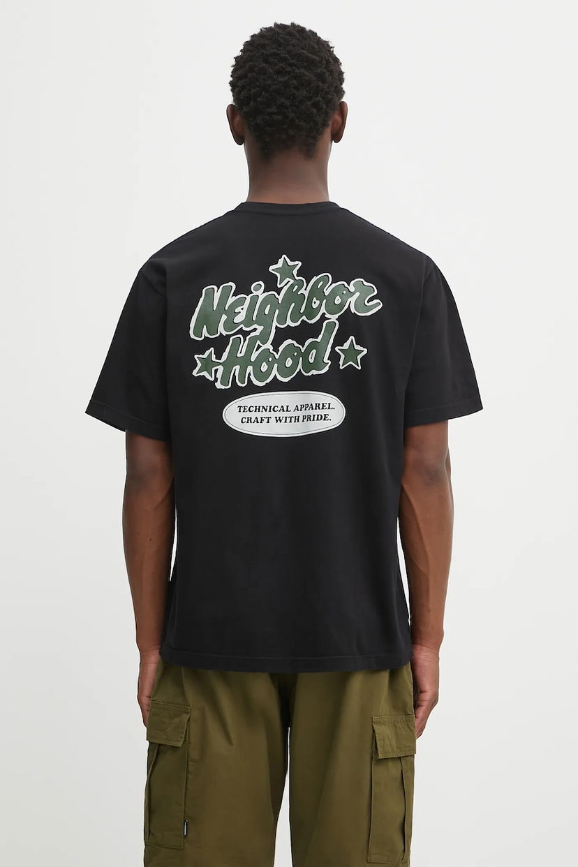 T-shirt Neighborhood NEIGHBORHOOD NH. TEE SS-12 Print T-Shirt Svart | 251PCNH.ST12