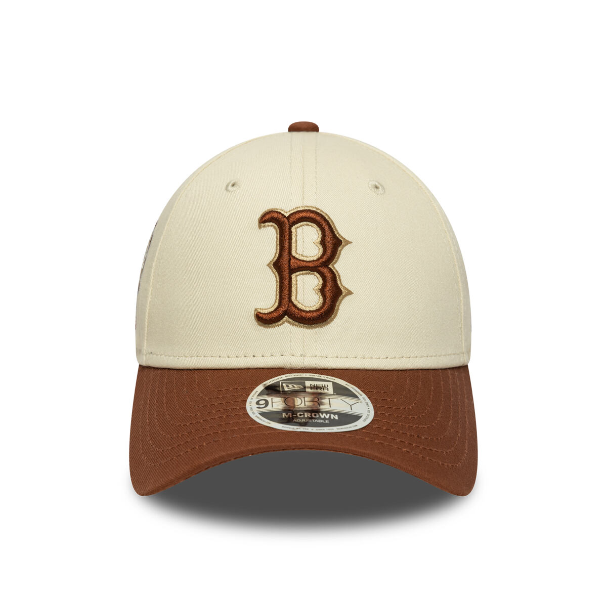 Keps New Era Boston Red Sox MLB WS Patch Retro 9FORTY M-CROWN Adjustable Cap Beige | 60691351, 1
