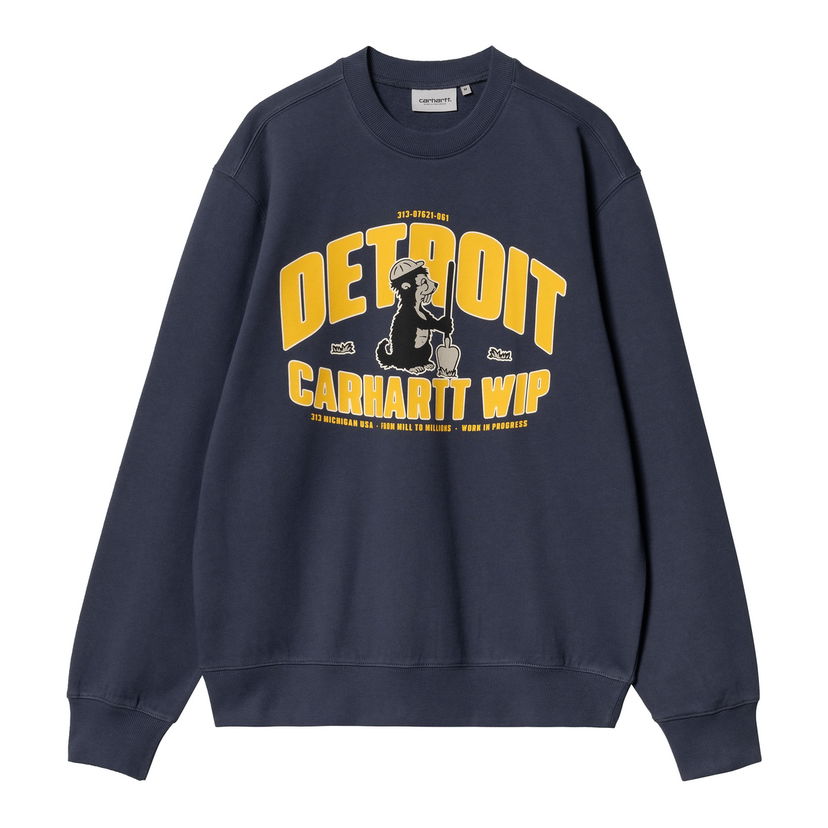 Sweatshirt Carhartt WIP Underground Sweatshirt Mörkblå | I034723_6