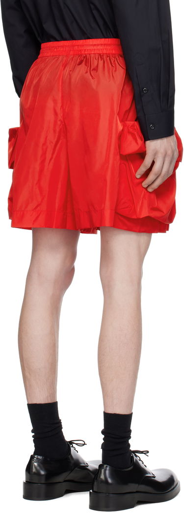 Shorts Simone Rocha Simone Rocha Cargo Flap Pocket Drawstring Shorts Röd | 4135 1067, 2