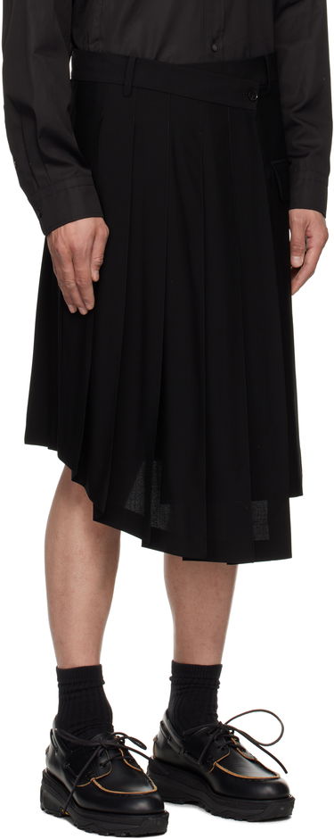 Kjol Feng Chen Wang Feng Chen Wang Pleated Midi Skirt Svart | FUS19SK01B, 4