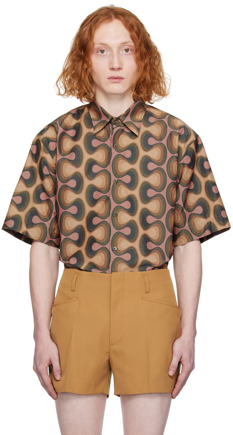 Skjorta Dries Van Noten Printed Shirt Flerfärgad | 241-020709-8027