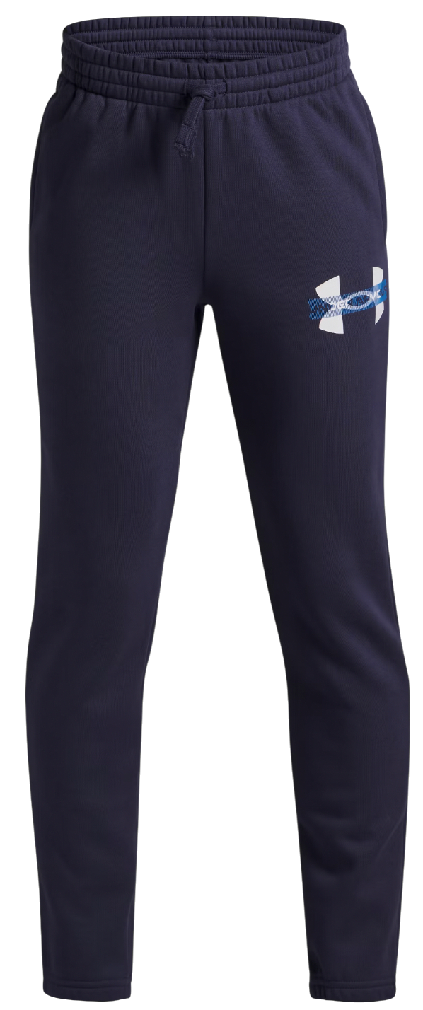 Träningsbyxor Under Armour UA Rival Graphic Fleece Joggers Mörkblå | 6004995-403, 0