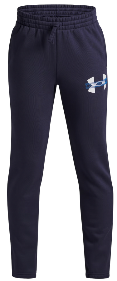 Träningsbyxor Under Armour UA Rival Graphic Fleece Joggers Mörkblå | 6004995-403, 0