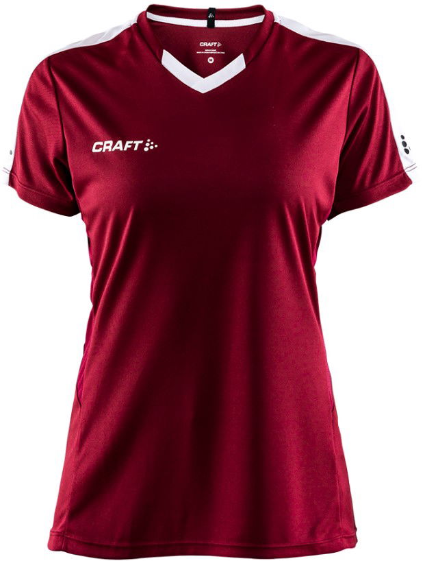 T-shirt Craft Jersey Contrast T-Shirt Red Röd | 1905567-1777