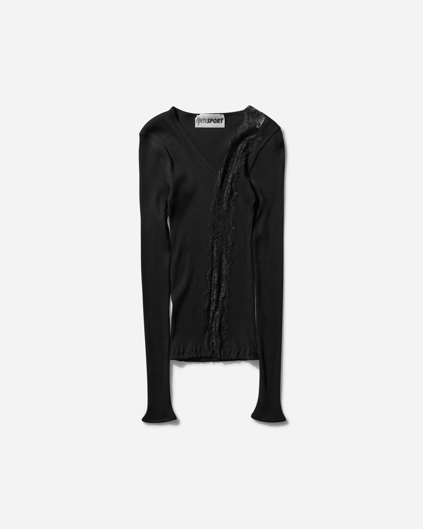 Sweater OpéraSPORT Ellie Seamless Top Svart | SS25-A15 BLK