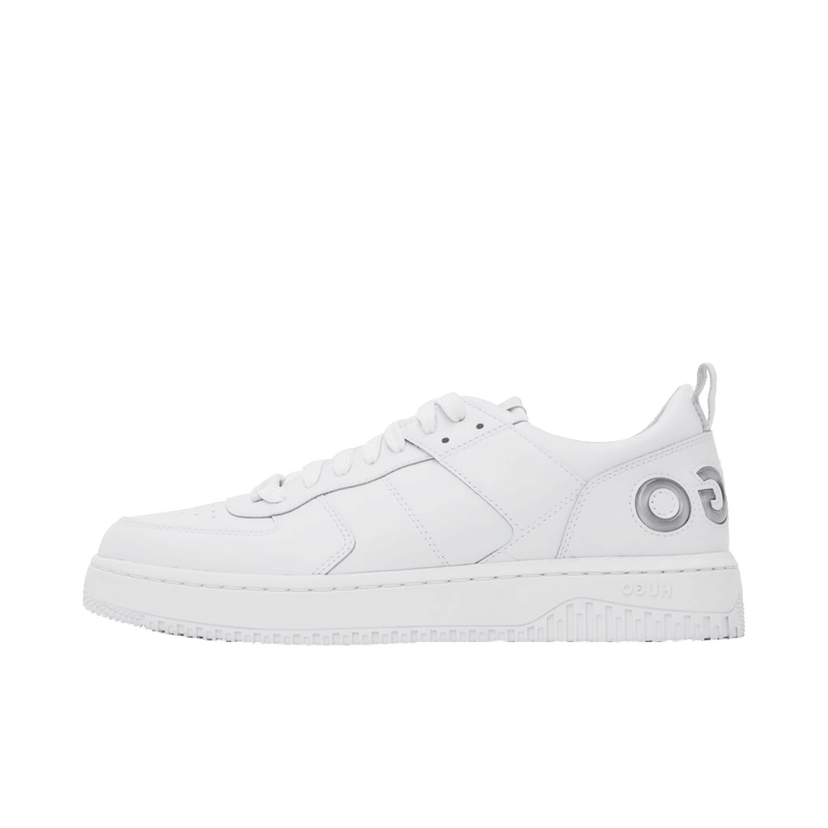 Sneakers och skor BOSS Faux-Leather Sneakers Vit | 50523442