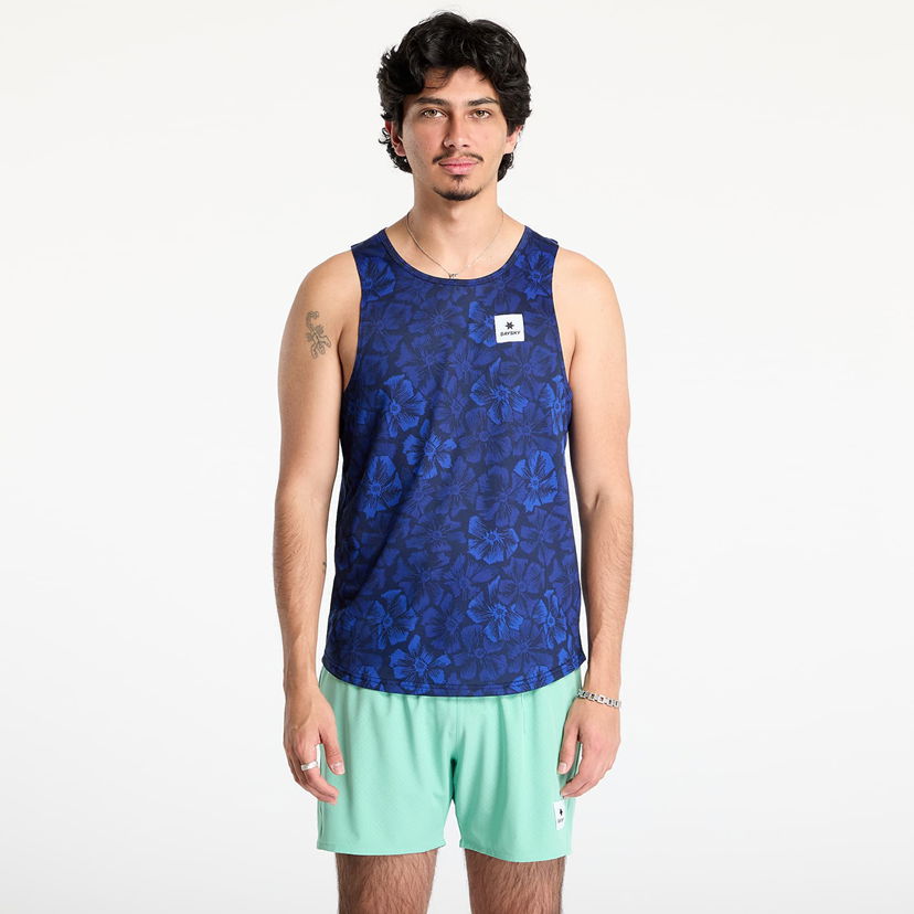 Linne Saysky SAYSKY Flower Combat Singlet Blå | NMRSI31C1029