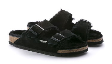 Sneakers och skor Birkenstock Arizona Shearling Black Narrow Fit Svart | 752663, 2