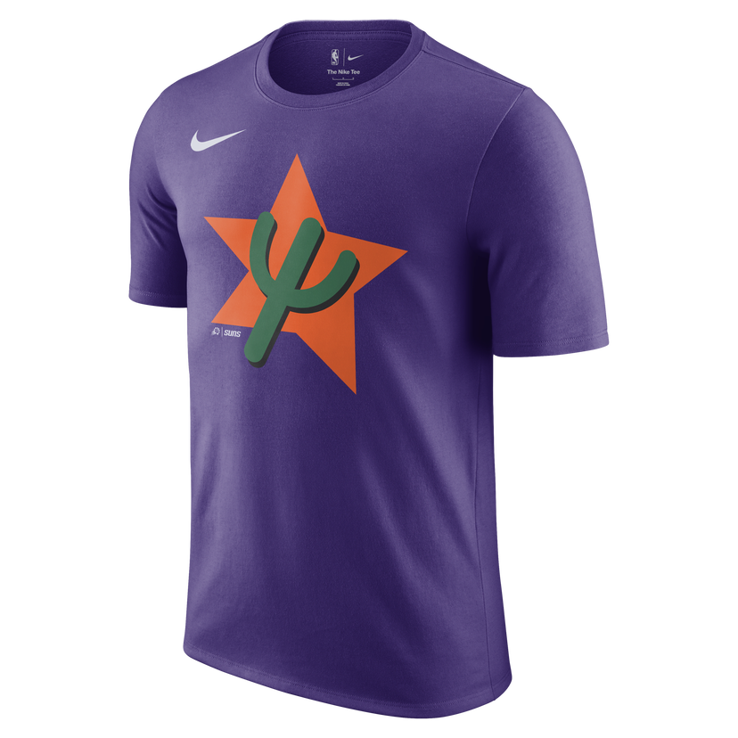 T-shirt Nike Essential City Edition Suns T-Shirt Purpur | HJ2589-504