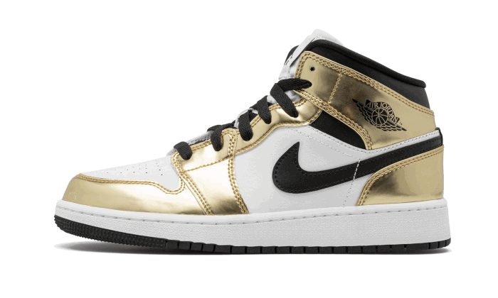 Sneakers och skor Jordan Air Jordan 1 Mid "White Metallic Gold" Metallisk | DC1419-700, 0