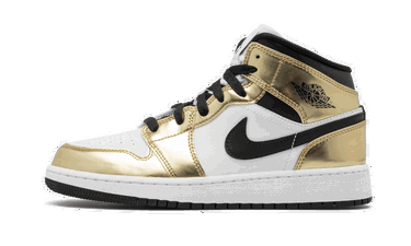 Sneakers och skor Jordan Air Jordan 1 Mid "White Metallic Gold" Metallisk | DC1419-700, 0