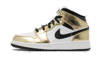 Air Jordan 1 Mid "White Metallic Gold"