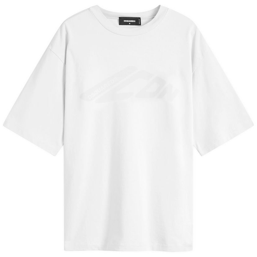 T-shirt DSQUARED2 ICON Loose Fit T-Shirt Vit | S79GC0107-S24583-100