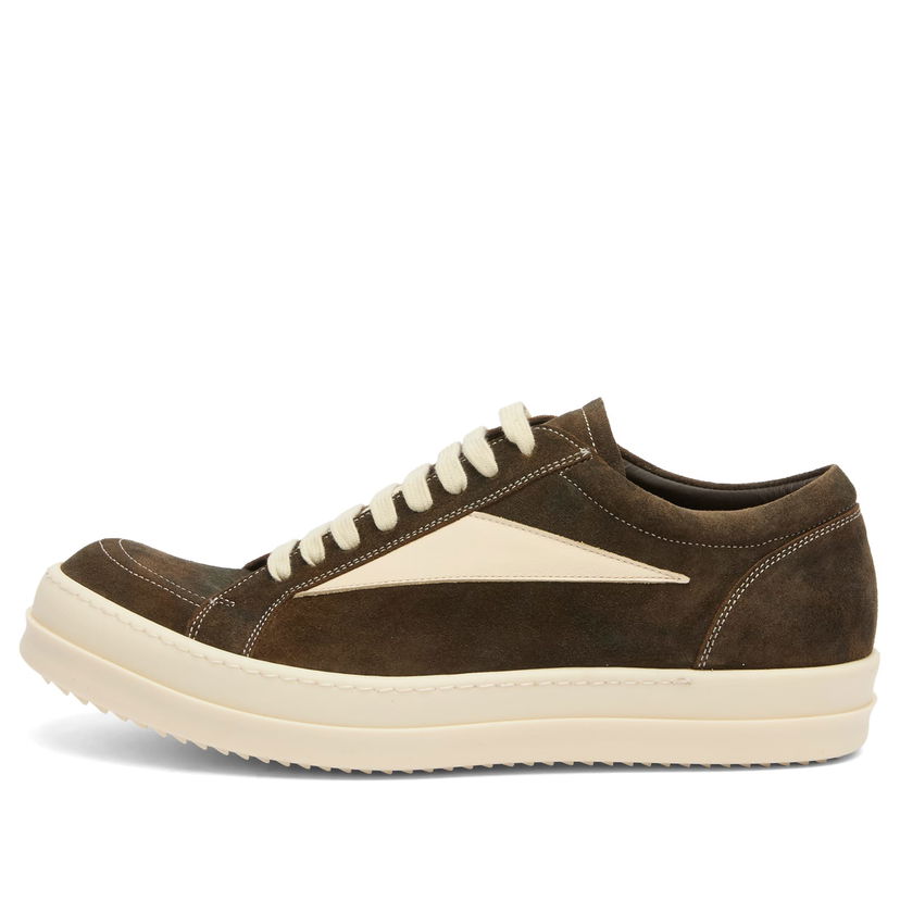 Sneakers och skor Rick Owens Suede Vintage Sneaks Brun | RR02E1897-LCSILV-10611