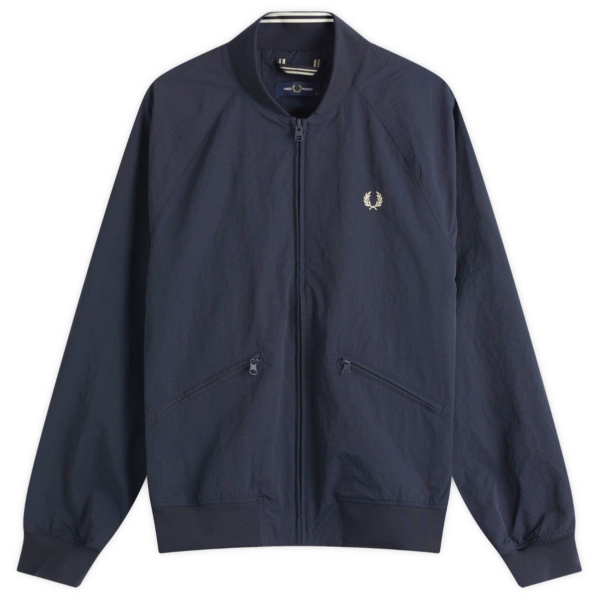 Bomberjacka Fred Perry Fred Perry Men's Textured Tennis Bomber Jacket Mörkblå | J9039-608, 1