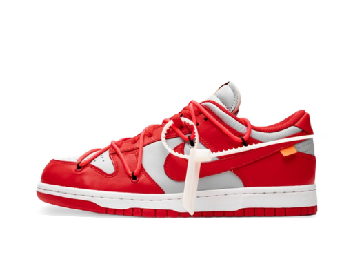 Sneakers och skor Nike Off-White x Dunk Low "University Red" Röd | CT0856-600