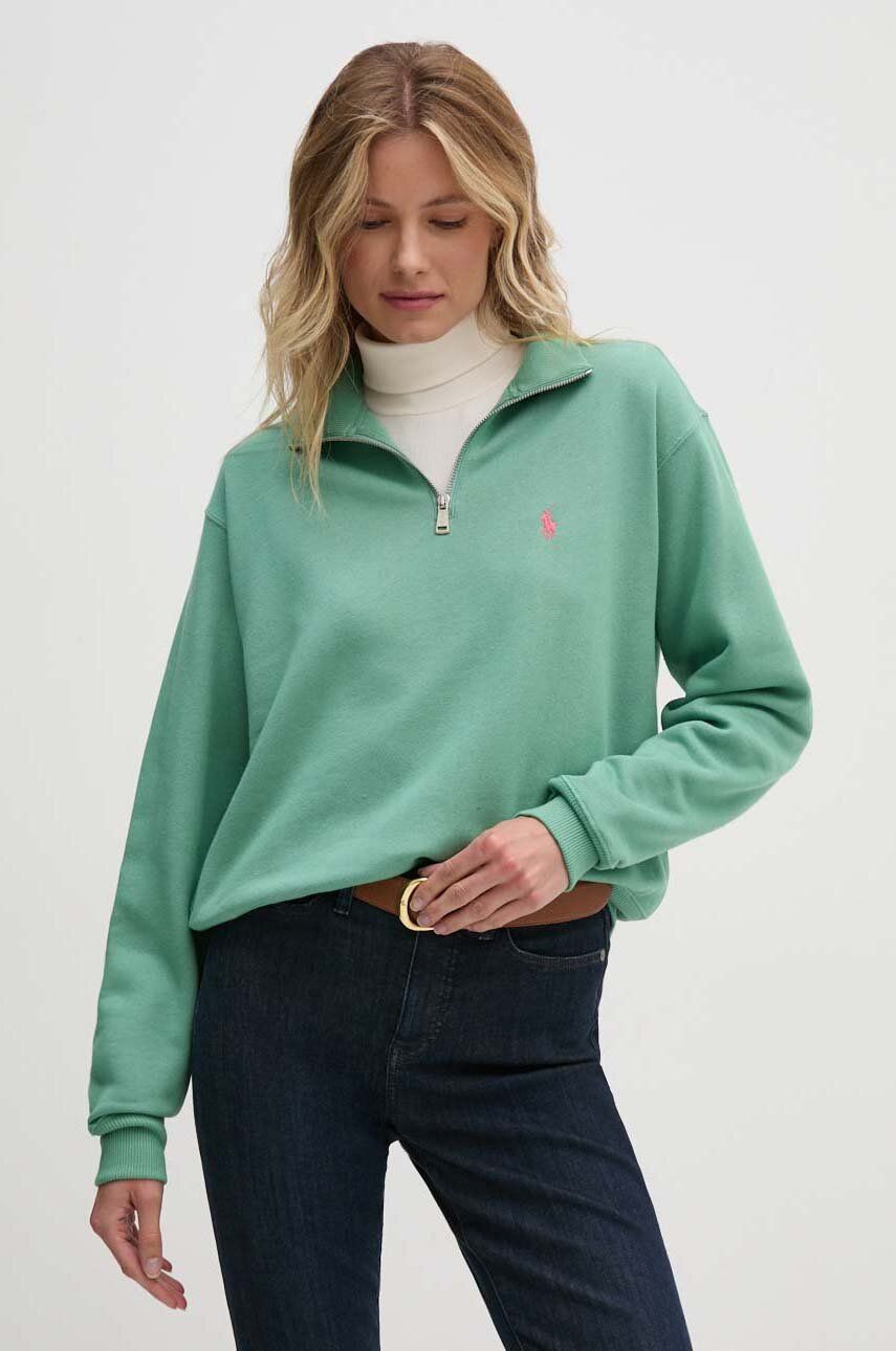 Sweatshirt Polo by Ralph Lauren Half Zip Sweatshirt Grön | 211851659, 0