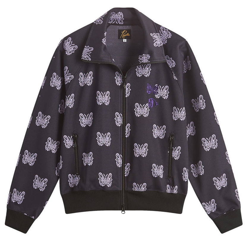 Jacka Needles Kae Tanaka Track Jacket, Size Small Svart | QV424-B