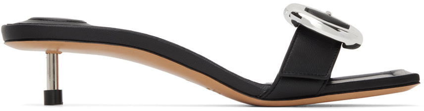 Sneakers och skor Jacquemus Black Le Chouchou 'Les Sandales Regalo Basses' Heels Svart | 23H233FO117-3073, 0