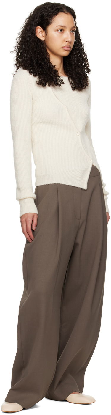 Kläder Aeyde Aeyde Miri Ankle Strap Flats Beige | A11-FL-RKLS08FL47-SS24-100-007, 4