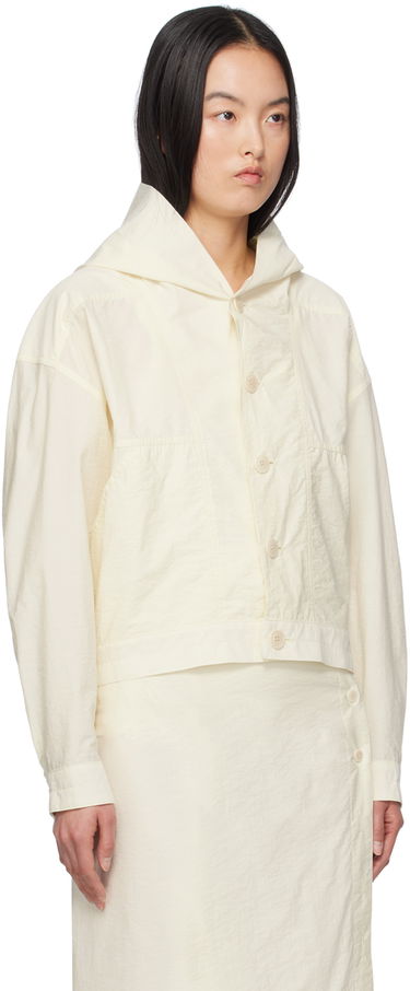Jacka LEMAIRE LEMAIRE Women's Hooded Button-Up Jacket Vit | OW1067 LF1234, 1