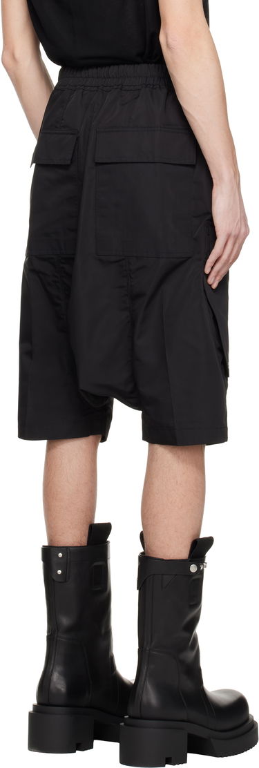 Shorts Rick Owens Rick Owens Hollywood Cargo Pods Shorts Svart | RU01E5389 FT, 2