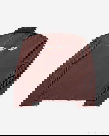 Polotröja Ottolinger Julien Ceccaldi Longsleeve Polo Brun | 11510291503 BRW, 0