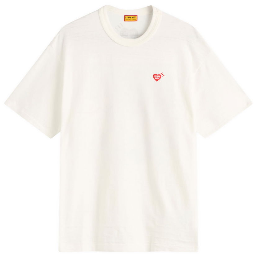 T-shirt Human Made Small Heart T-Shirt, Size Large Vit | HM30TE005-WHT