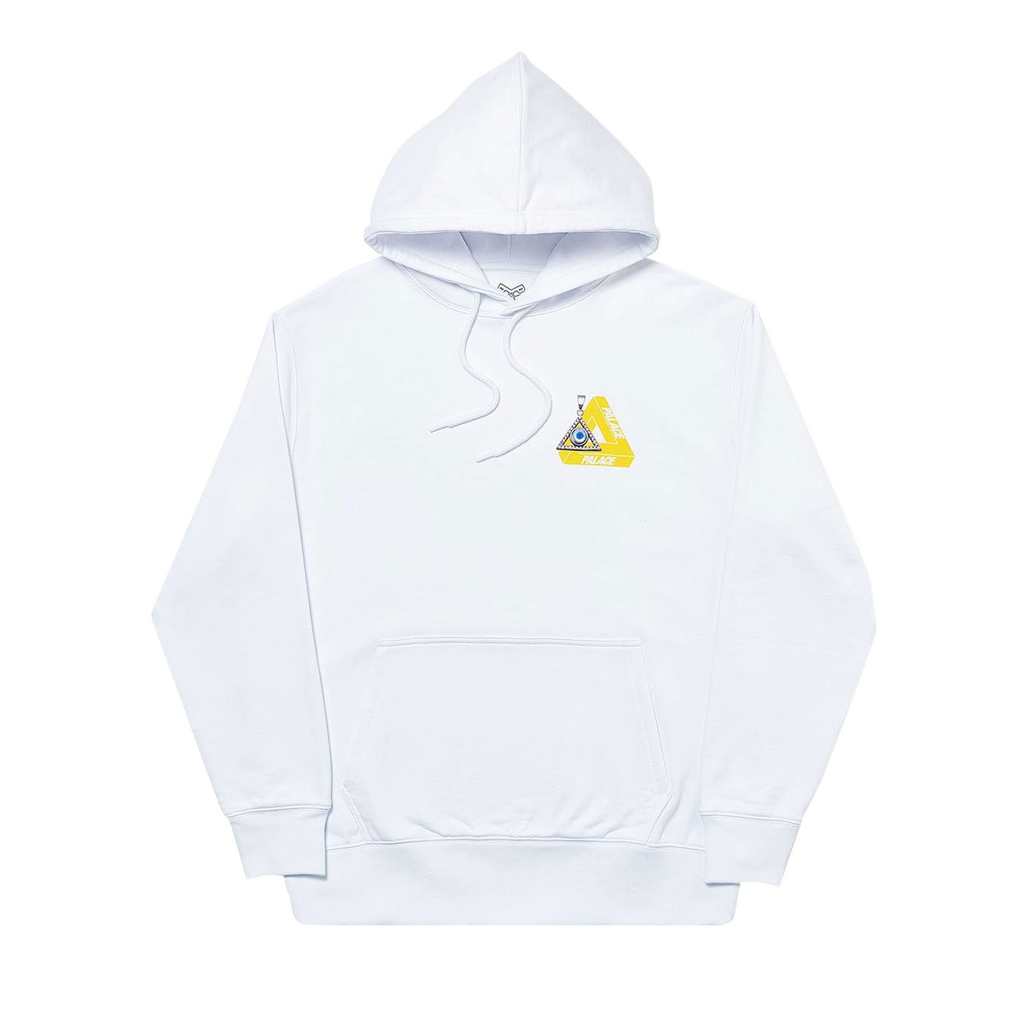 Sweatshirt Palace Tri-Smiler Hood Vit | P18HD053, 1