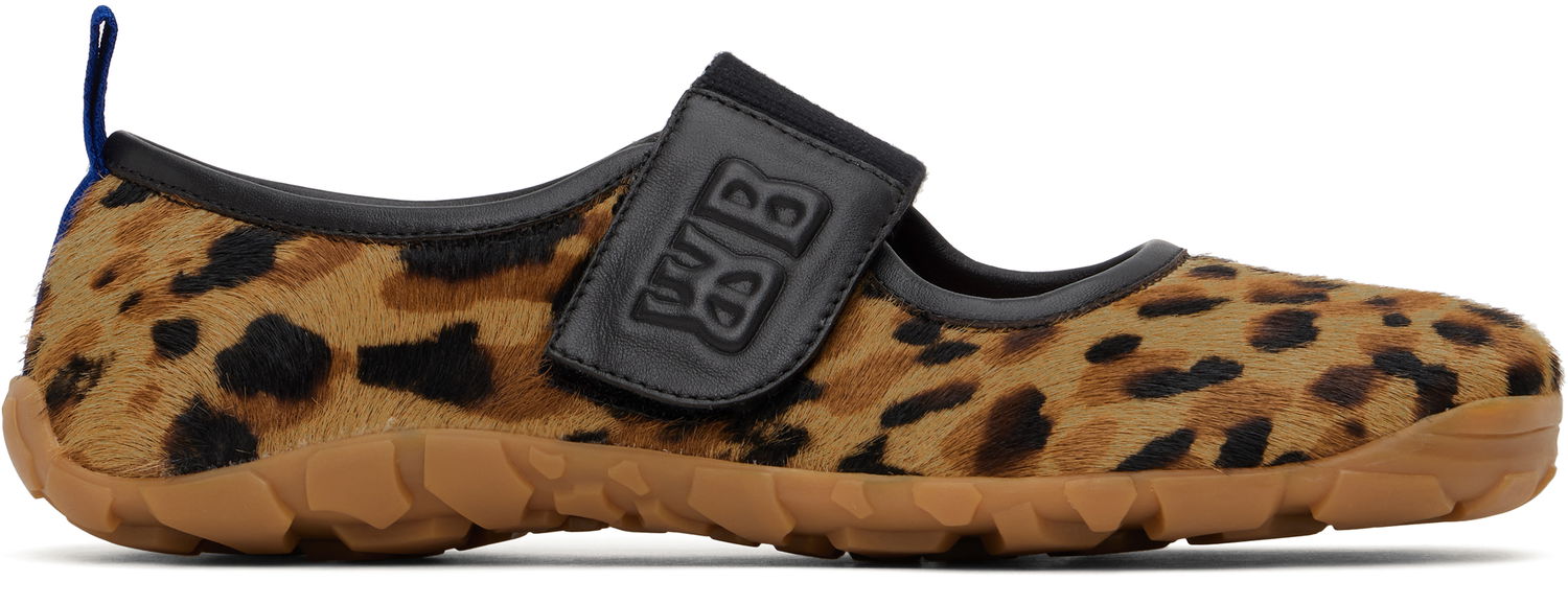 Kläder Wales Bonner Wales Bonner Mary Jane Flats Brun | WBW44050A 21040, 0