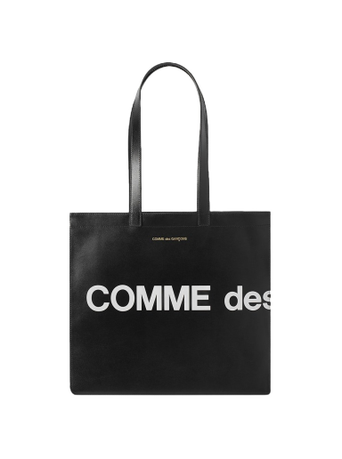 Tygpåse Comme des Garçons Huge Logo Tote Bag Svart | SA9001HL-1