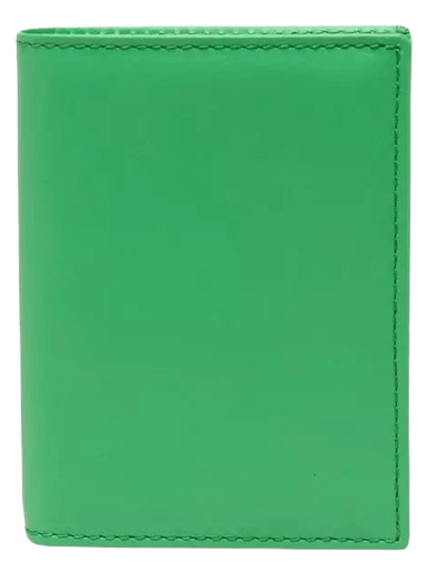 Plånbok Comme des Garçons Classic Leather Bifold Wallet Grön | SA0641 2