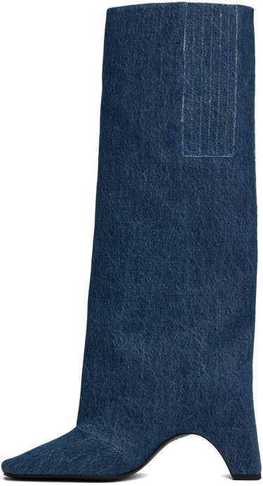 Sneakers och skor Coperni Tall Denim Boots Blå | COPSH03252, 2