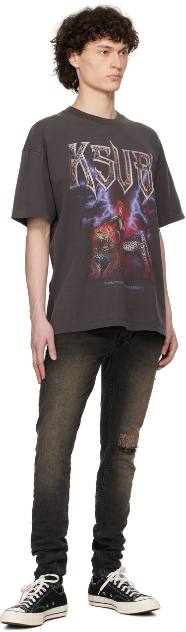 T-shirt Ksubi Ksubi Kingdom Ekcess Graphic T-Shirt Grå | MSP25TE029, 3