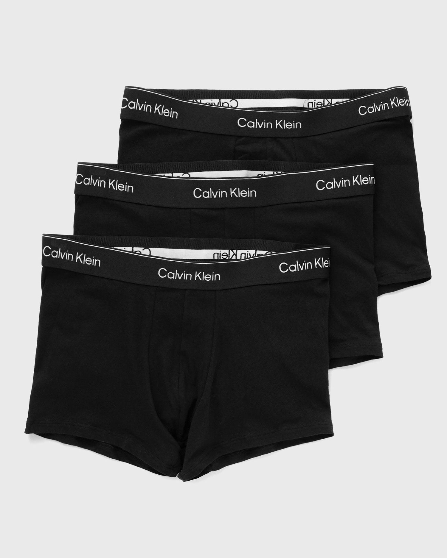 Boxare CALVIN KLEIN ICON Cotton Stretch 3-Pack Trunks Svart | LV00NB4392TM6, 0