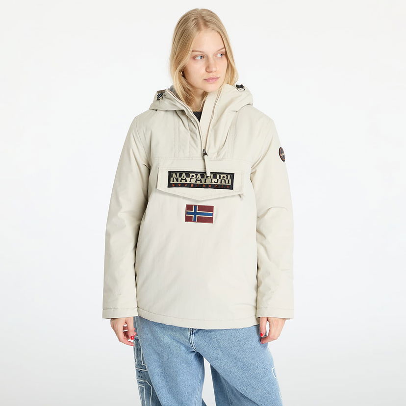 Jacka Napapijri Rainforest W Wint 5 Beige/ Silver Beige | NP0A4GM5N901