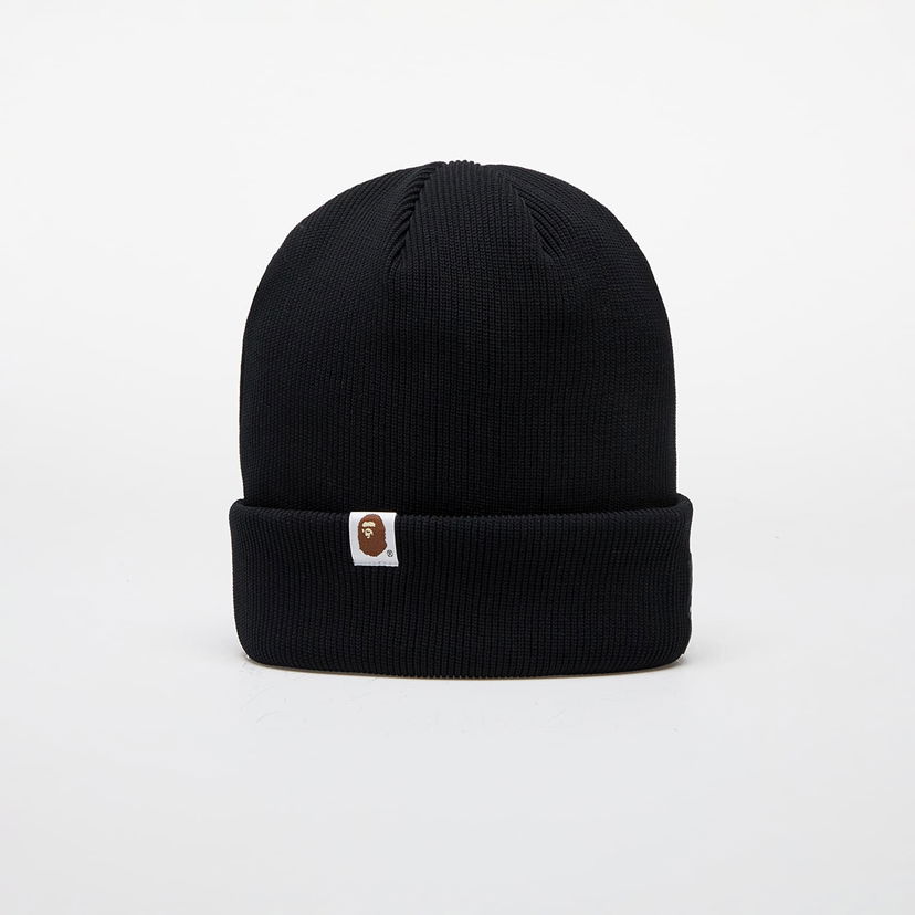 Mössa BAPE Logo Knit Cap Svart | 001HTK801008M BLK