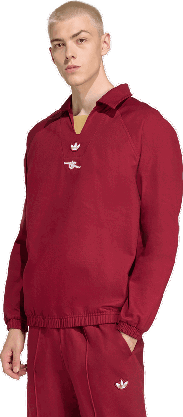 Sweatshirt adidas Performance Arsenal Terrace Icons Sweatshirt Röd | KB1956, 4