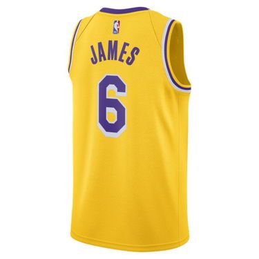 Jersey Nike Lakers Icon Edition 2020 NBA Swingman Gul | CW3669-738, 1