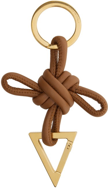 Nyckelringar Bottega Veneta Triangle Keychain Brun | 619100 V0050, 1